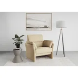 DOMO collection Sessel Pina Feinstruktur 99 x 95 x 88 cm Beige