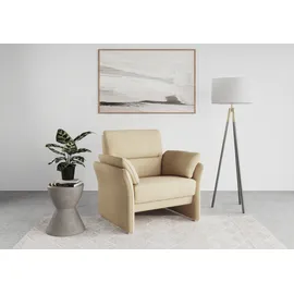 DOMO collection Sessel Pina Feinstruktur 99 x 95 x 88 cm Beige