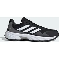 Adidas CourtJam Control 3 Clay Tennisschuh Core Black / Cloud White / Grey Four 43 1/3