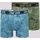 Camp David Boxershorts Set: bunt / khaki / blau L 2er Pack