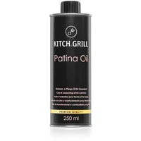 Kitch.Grill Patina Oil 0,25l,Einbrenn- und Pflege-Öl für Gusseisen, DutchOven,Grundpreis 39,80€/L