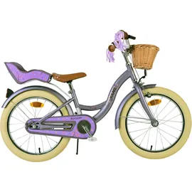 Volare Blossom Kinderfahrrad - Mädchen 18 Zoll - Lila