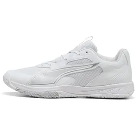 Puma Accelerate Pro 4 Hallenturnschuh, Weiß Silber, 46