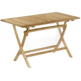 SonnenPartner Perth Teak 120 x 70 cm klappbar