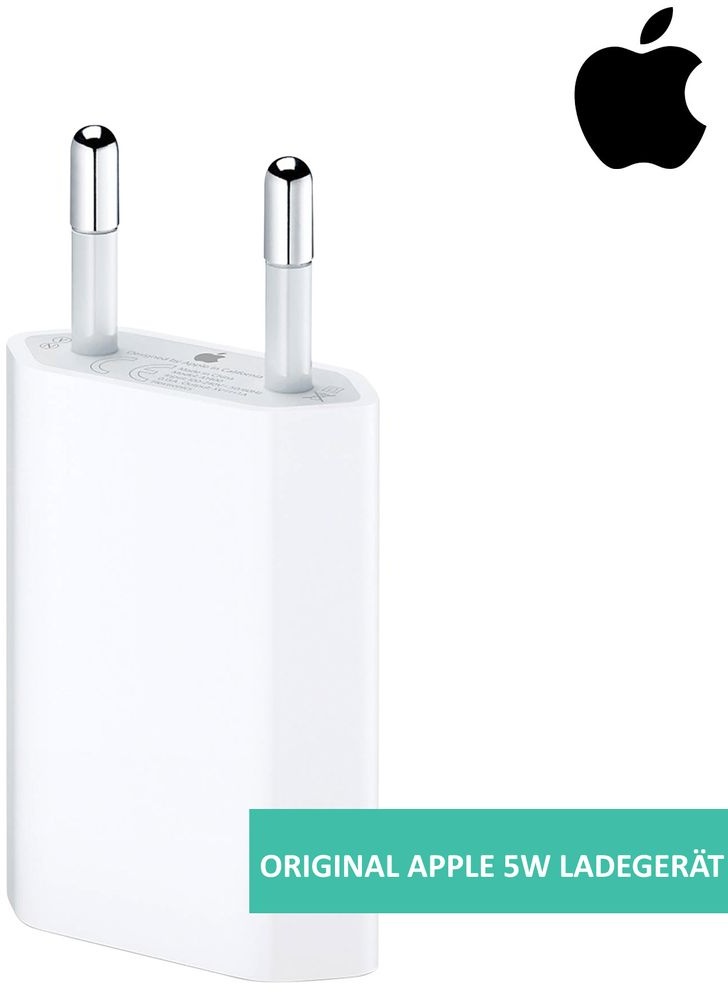 Original Apple 5w Adapter Ladegerät (MD813ZM/A)  für iPhone 5 6 7 8 SE XR X 11 11 Pro iPad Air