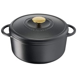 Tefal Pierre GAGNAIRE Heritage Bräter, Stahlguss, rund, 29 cm, 7,5 l, Induktion, E2230504