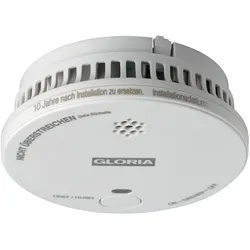 GLORIA Rauchmelder R-1, mit Stummschalt-Taste