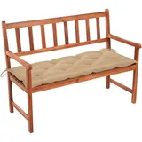 vidaXL Gartenbank 120 x 50 x 90 cm Beige