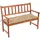 vidaXL Gartenbank 120 x 50 x 90 cm Beige
