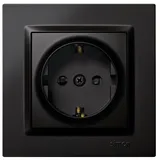 Simon Schuko-Stecker, Schwarz, SIMON 10