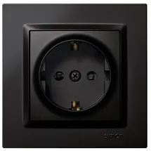 Simon Schuko-Stecker, Schwarz, SIMON 10