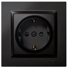 Simon Schuko-Stecker, Schwarz, SIMON 10