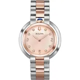BULOVA Rubaiyat Quarz Edelstahl 35 mm 98P174