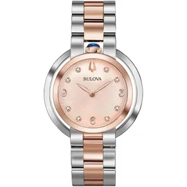 BULOVA Rubaiyat Quarz Edelstahl 35 mm 98P174