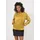 Freshlions Bomberjacke "Aurelia", Damen, Gr. L, gelb (senf), 100% Polyester, unifarben, lang, Rundhals, Jacken Bomberjacke, im sportlichen Design
