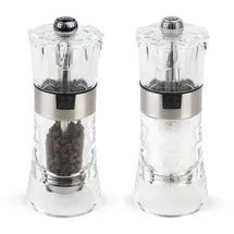 Peugeot OSLO Duo Salzmühle 14 cm Silber unbefüllt