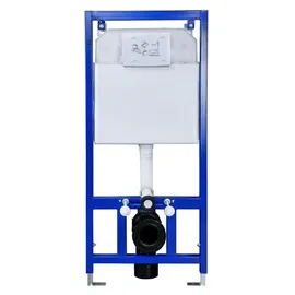 Belvit Dusch-WC Komplettset mit WC-Sitz Weiß