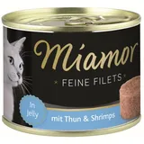 Miamor Feine Filets Thun & Schrimps 12 x 185 g