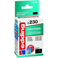 Edding kompatibel zu Brother LC970+1000BK schwarz