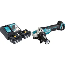 Makita DGA 520 RGX1 Akku Winkelschleifer 18 V 125 mm X-LOCK Brushless + 2x Akku 6,0 Ah + Ladegerät