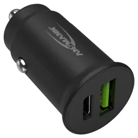 Ansmann In-Car-Charger KFZ-Ladegerät 30 W 12-24 V Schwarz