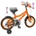 vidaXL Kinderfahrrad 12 Zoll Farbe Orange