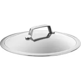 ScanPan TechnIQ Glasdeckel 30 cm mit Stahlrand | Hitzebeständiger Griff | Spülmaschinenfest | Ofenfest | Universal für Töpfe und Pfannen mit 30 cm Durchmesser