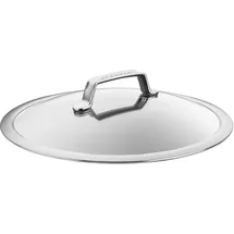 ScanPan TechnIQ Glasdeckel 30 cm mit Stahlrand | Hitzebeständiger Griff | Spülmaschinenfest | Ofenfest | Universal für Töpfe und Pfannen mit 30 cm Durchmesser