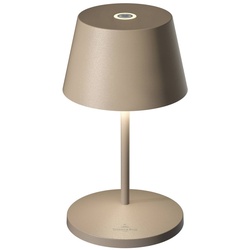 Villeroy & Boch LED-Außentischleuchte Seoul 2.0 Alu, Eisen, Stahl Metall Beige Sand