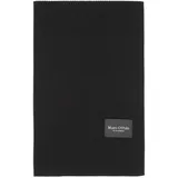 Marc O'Polo Herren Schal aus Bio-Baumwolle weich, Schwarz (Black), One Size - Einheitsgröße