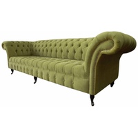 JVmoebel Chesterfield-Sofa, Sofa 4 Sitzer Klassisch Design Wohnzimmer Chesterfield Couch grün