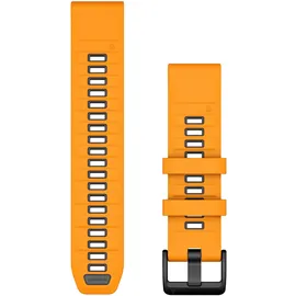 Garmin Quickfit 22 mm Silikon Orange/Graphit