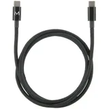Mobilis USB-C auf USB-C 1 m Schwarz