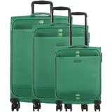 Travelite Rügen Koffer-Set 4-tlg. grün/Polyester