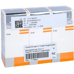 Cosopt 20 Mg/ml + 5 mg/ml Augentropfen 3X5 ml