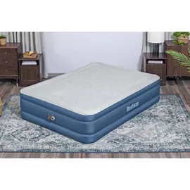 BESTWAY Luftbett Snugable Top mit integrierter Elektropumpe Double XL/Mid 203 x 152 x 46 cm