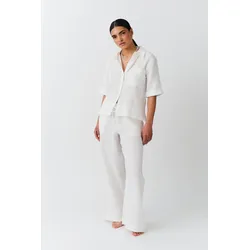 Gina Tricot - Gauze trousers - Hosen - Weiß - XS - Dame - Weiß - XS
