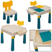 Coil Kindersitzgruppe, Kindertischgruppe, Kinderstuhl, Kindertisch, Kindermöbel, Material: PP+ABS, 2in1