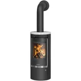 Oranier | Kaminofen | Rota Top 2.0 | 5,5 kW | Schwarz, Top Seidenweiß