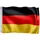 monzana MONZANA® Deutschland Flagge 150x90cm Deutschlandfahne Metallösen strapazierfähig Fahne 100% Polyester Garten Outdoor Indoor Länder doppelt umsäumte Kanten Pflegeleicht