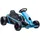 Homcom Kinder Elektro Gokart Drift Kart mit Langsamem Start, Musik, Hupe und Sicherheitsgurt, Kinderfahrzeug für 8-12 Jahre Kinder, Blau