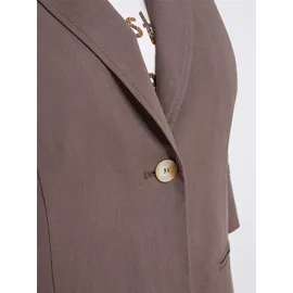 sheego Leinen-Blazer Braun 46