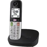 Panasonic KX-TU410EXB 4G Klapphandy, SOS-Taste, Bluetooth 5.0, HAC, Freisprechen, IP44, Schwarz