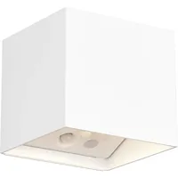Trio Wandleuchte LED 10x10 cm Kunststoff inkl. Bewegungsmelder weiß