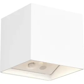 Trio Wandleuchte LED 10x10 cm Kunststoff inkl. Bewegungsmelder weiß