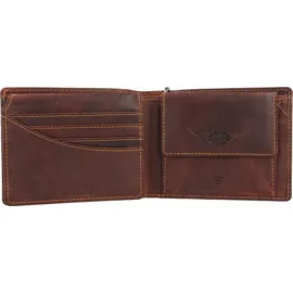 GREENBURRY Racing Collection Darlington Geldbörse Herren Leder braun