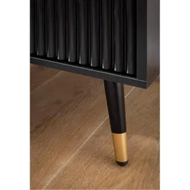Wohnling Nachtschrank 43,5 x 39 x 56 cm Schwarz