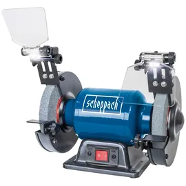 SCHEPPACH Doppelschleifer SM150L 400 W 2850 U/min K36 und K60 LED und Funkenschutz