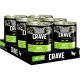 6x400g Crave Hundefutter Nassfutter Dose mit Lamm & Rind