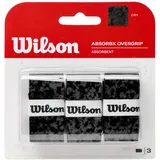 Wilson AbsorbX Overgrip Tennis 3er-Pack, Ultra-saugfähig, Außergewöhnlicher Grip, Langlebig, Leicht, Mühelos zu handhaben
